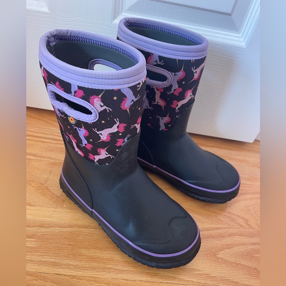 Bogs  Grasp Unicorn winter boots size 3 Youth - Picture 1 of 7